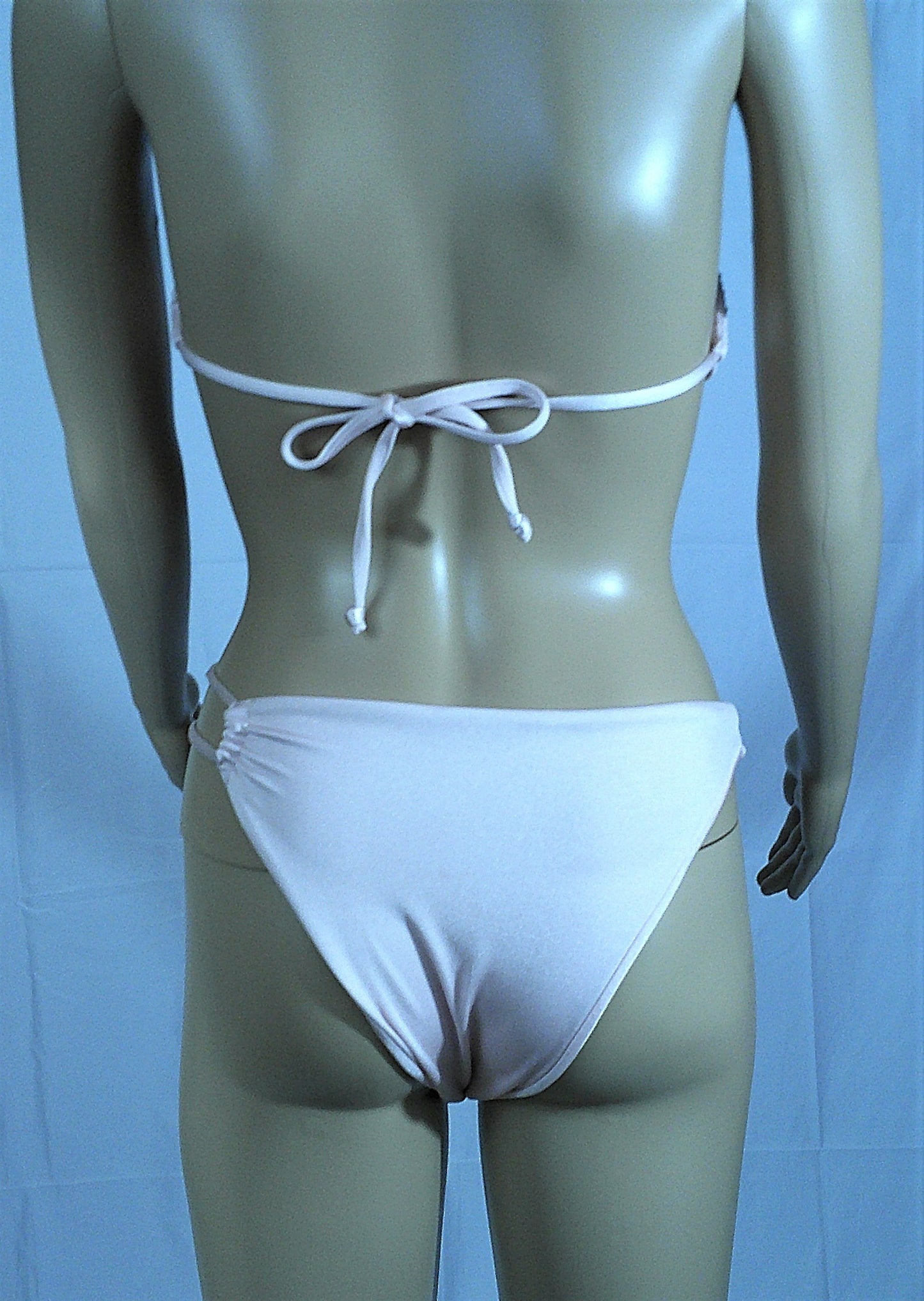 THE BEQUIA - RUCHED BANDEAU SHIMMER TOP