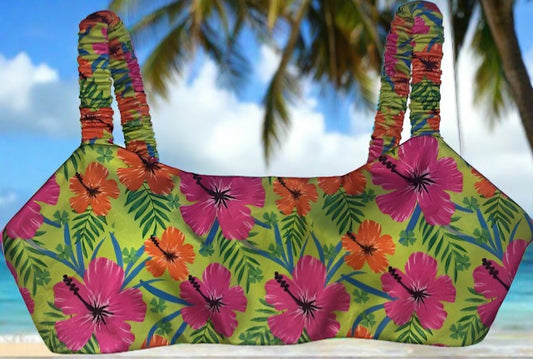 THE BARBADOS -  GATHERED STRAP SUSTAINABLE ♻ TOP