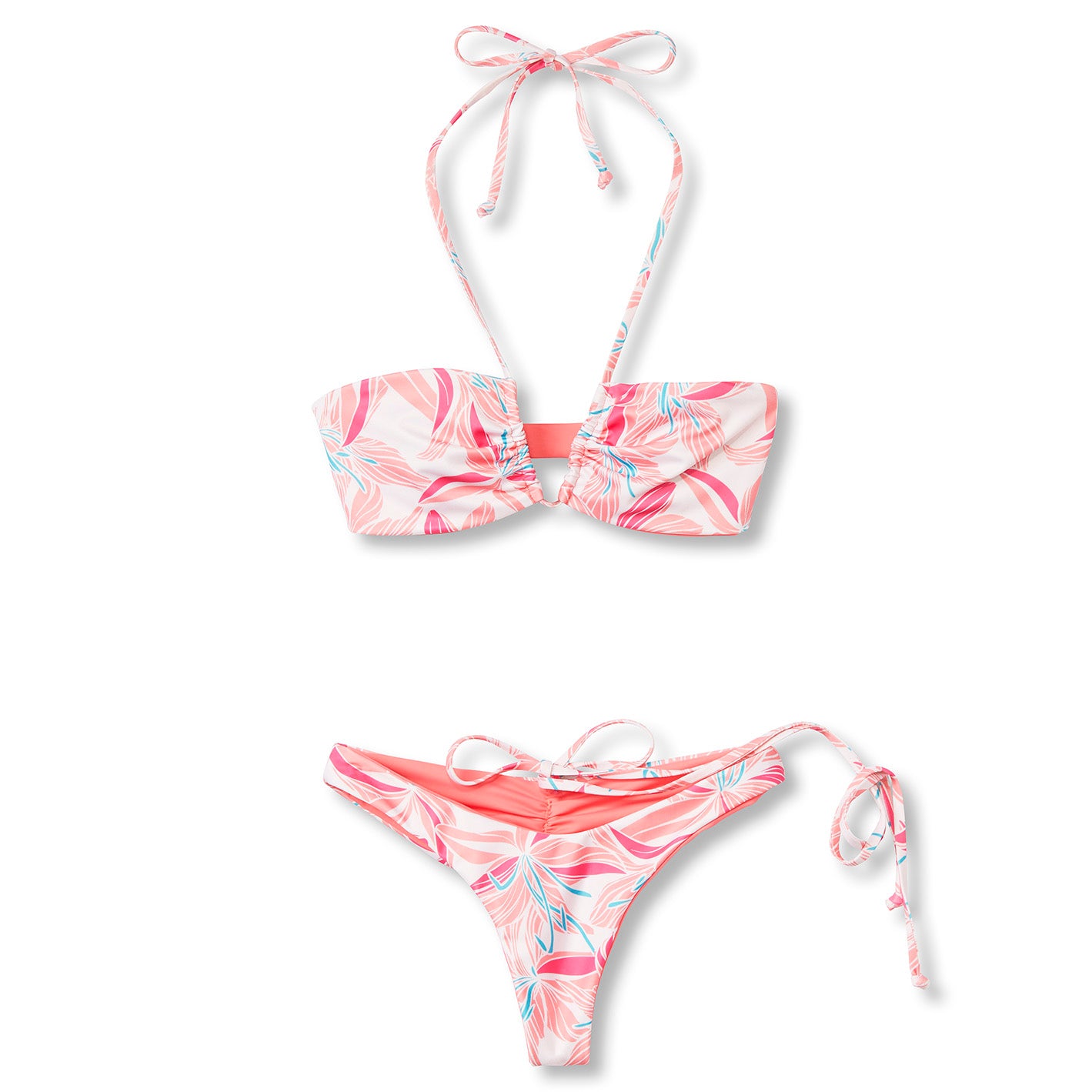 THE IPANEMA - STRAPPY RUCHED CHEEKY BOTTOM ♻