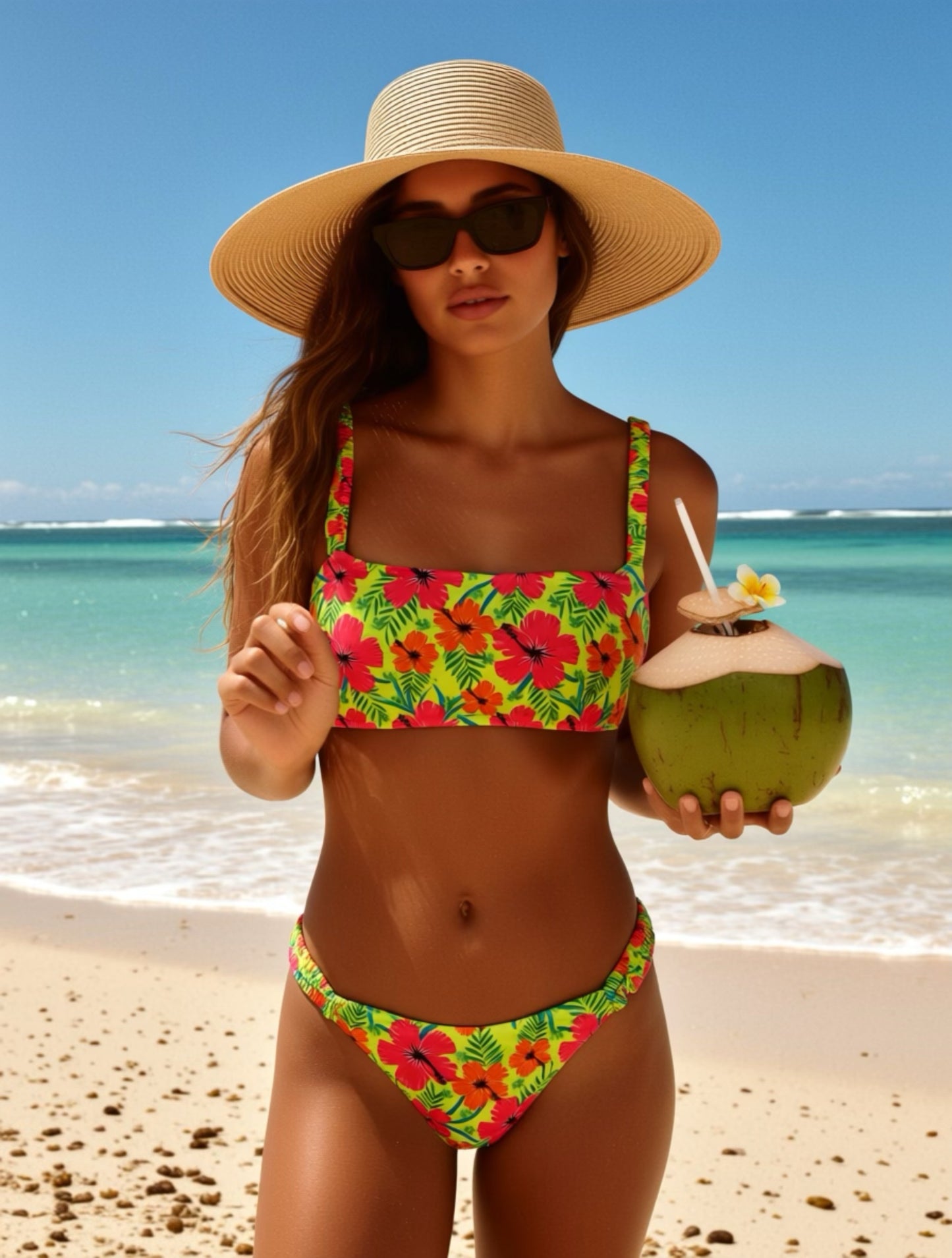 THE NANTUCKET - GATHERED SIDE STRAP SUSTAINABLE ♻ BOTTOM