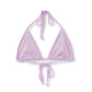 THE BERMUDA -  TRIANGLE VELVET BIKINI TOP
